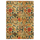 Golden Age botanisch ontwerp Klembord (Achterkant)