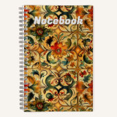 Golden Age botanisch ontwerp Notitieboek (Voorkant)