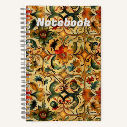 Golden Age botanisch ontwerp Notitieboek