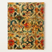 Golden Age botanisch ontwerp Planner (Achterkant)