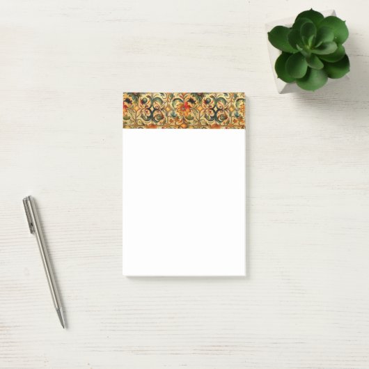 Golden Age botanisch ontwerp Post-it® Notes (Kantoor)