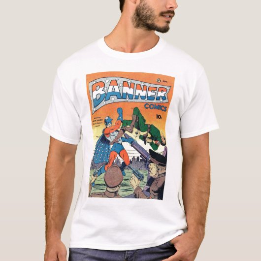 Golden Age Comic Art - Banner Comics T-shirt (Voorkant)