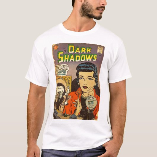 Golden Age Comic Art - Donkere schaduwen T-shirt (Voorkant)