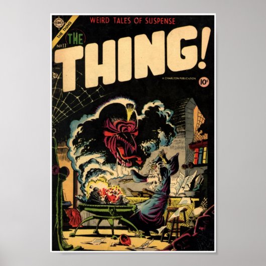 Golden Age Comic Art - Het ding Poster (Voorkant)