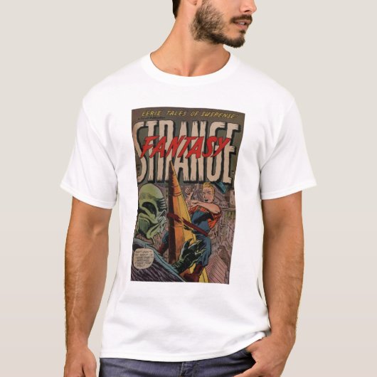 Golden Age Comic Art - Strange Fantasy T-shirt (Voorkant)