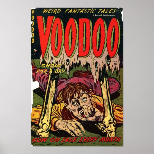 Golden Age Comic Art - Voodoo Poster (Voorkant)