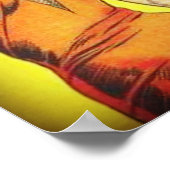 Golden Age Comic Book Blue Beetle Poster (Hoek)