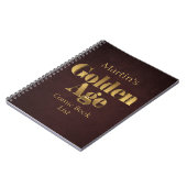 Golden Age Comic Book List Notitieboek (Linkerzijde)