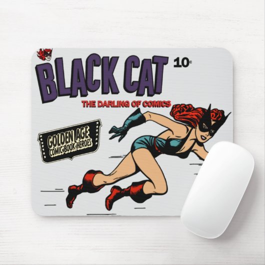 Golden Age Hero Mousepad uit 1940 Muismat (Met muis)