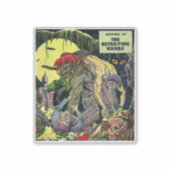 Golden age horror strips |40s Scary comics Sticker (Voorkant)