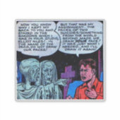 Golden age horror strips |50s Scary comics Sticker (Voorkant)