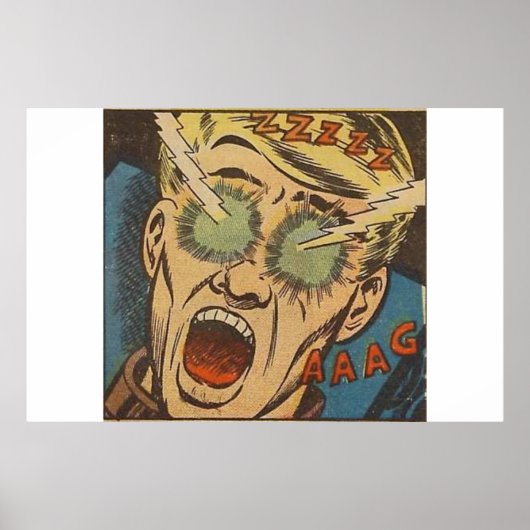 Golden age Horror  strips 60s klassieke retro Poster (Voorkant)