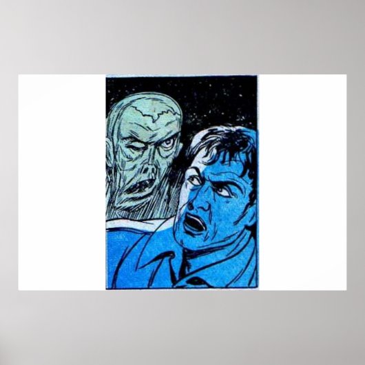 Golden age horror strips |60s Scary comics Poster (Voorkant)