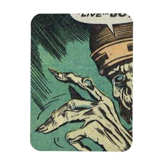 Golden age horror strips |80s Scary comics Magneet (Verticaal)
