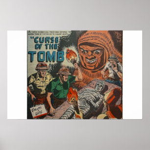 Golden age horror strips   enge retro-strip jaren  poster