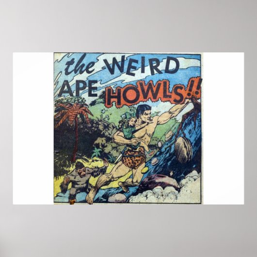 Golden age horror strips | enge retro-strip jaren  poster (Voorkant)