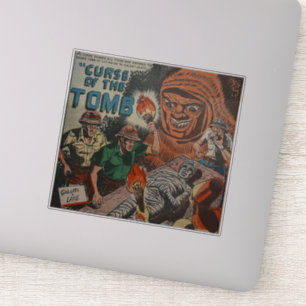 Golden age horror strips   enge retro-strip jaren  sticker