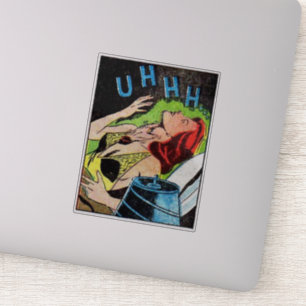 Golden age horror strips   enge retro-strip jaren  sticker