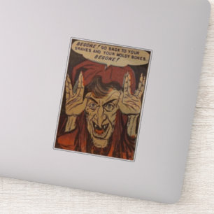 Golden age horror strips   Gouddagboeken Sticker