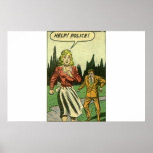 Golden age horror strips    strips uit de jaren ta poster