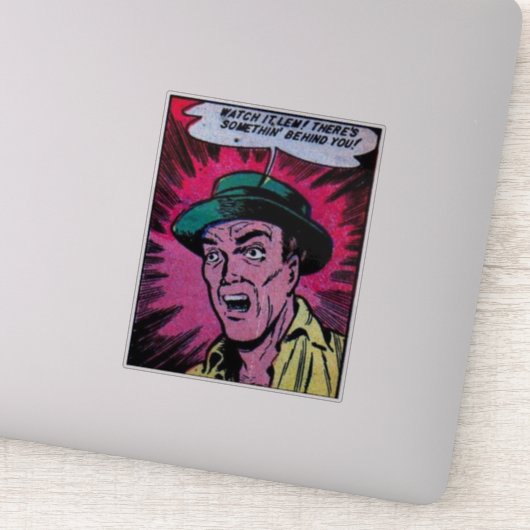 Golden age horror strips | strips uit de jaren ze sticker (Detail)
