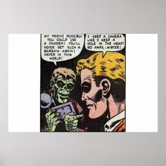 Golden age horror strips | strips van de jaren '6 poster (Voorkant)