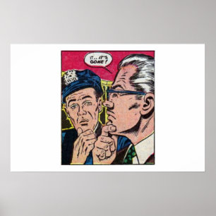 Golden age Horror  strips uit 1950 Poster