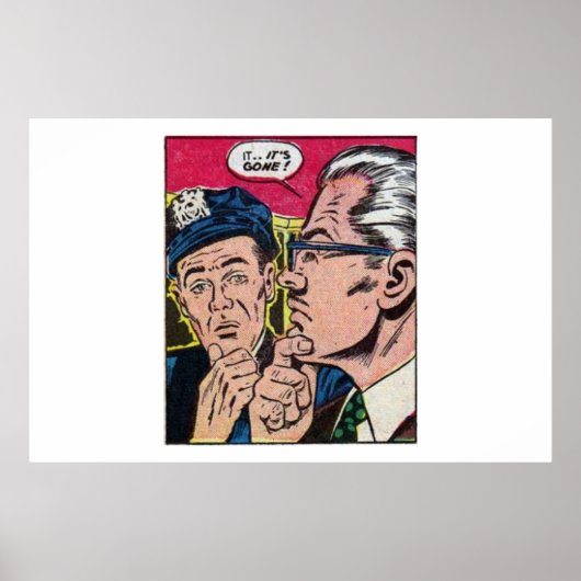 Golden age Horror strips uit 1950 Poster (Voorkant)