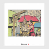 Golden age Horror strips uit de jaren '60 Sticker (Vel)