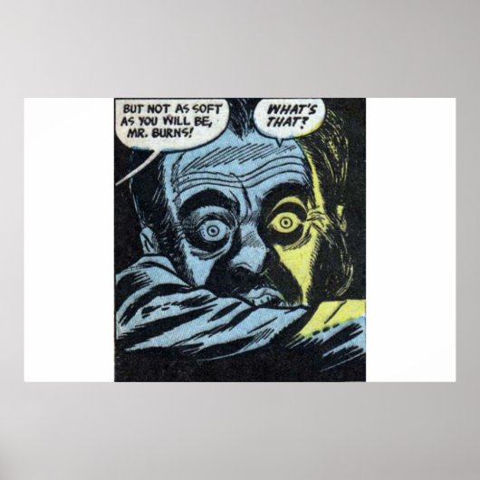 Golden age Horror strips van 80s klassieke retro Poster (Voorkant)