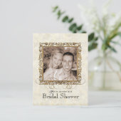 Golden Age of Elegance, Uitnodiging voor bruidsdou (Staand voorkant)