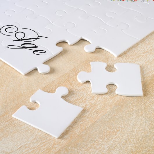 Golden Age van Hollywood Stars puzzle Legpuzzel (Zijkant)