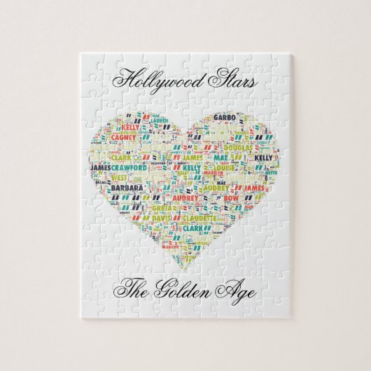 Golden Age van Hollywood Stars puzzle Legpuzzel (Verticaal)