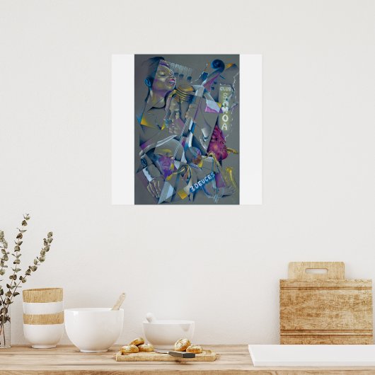 Golden Age van Jazz Poster (Keuken)