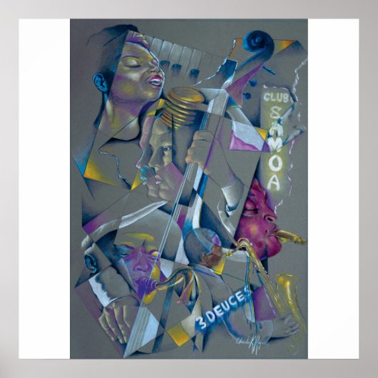 Golden Age van Jazz Poster (Voorkant)