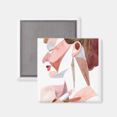 Golden Age Woman Magneet (Voorkant / Achterkant)