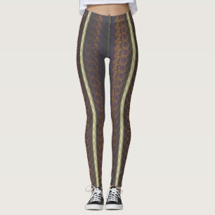 Golden Ages  Victoriaans Print Yoga Leggings