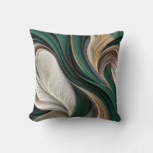 Golden Air – Emerald & Goud Stromend Abstract
