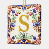 Golden Alphabet – Letter S Keramisch Ornament (Links)
