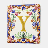 Golden Alphabet – Letter Y Keramisch Ornament (Links)