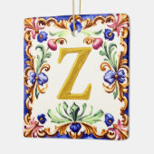 Golden Alphabet – Letter Z Keramisch Ornament (Links)