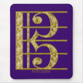 Golden Alto Clef Muismat