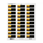 Golden Amber Sunset Cactus Arizona Dreaming Etiket (Full Sheet)