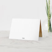 Golden Amber Waterverf Crystals Foto Afstuderen Bedankkaart (Achterkant)