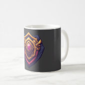 Golden Amethyst Emblem Koffiemok (Voorkant rechts)