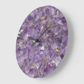 Golden Amethyst Shimmer Grote Klok (Hoek)