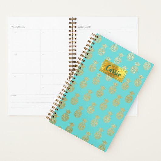 Golden Ananas Pattern Planner (Display)