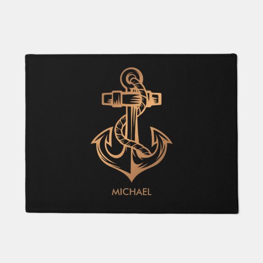 Golden Anchor Deurmat (Voorkant)