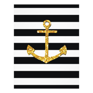  Golden Anchor Foto Afdruk
