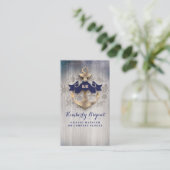 Golden Anchor nautische kustjachten en cruises Visitekaartje (Staand voorkant)